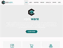 Tablet Screenshot of coreware.com