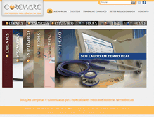 Tablet Screenshot of coreware.com.br